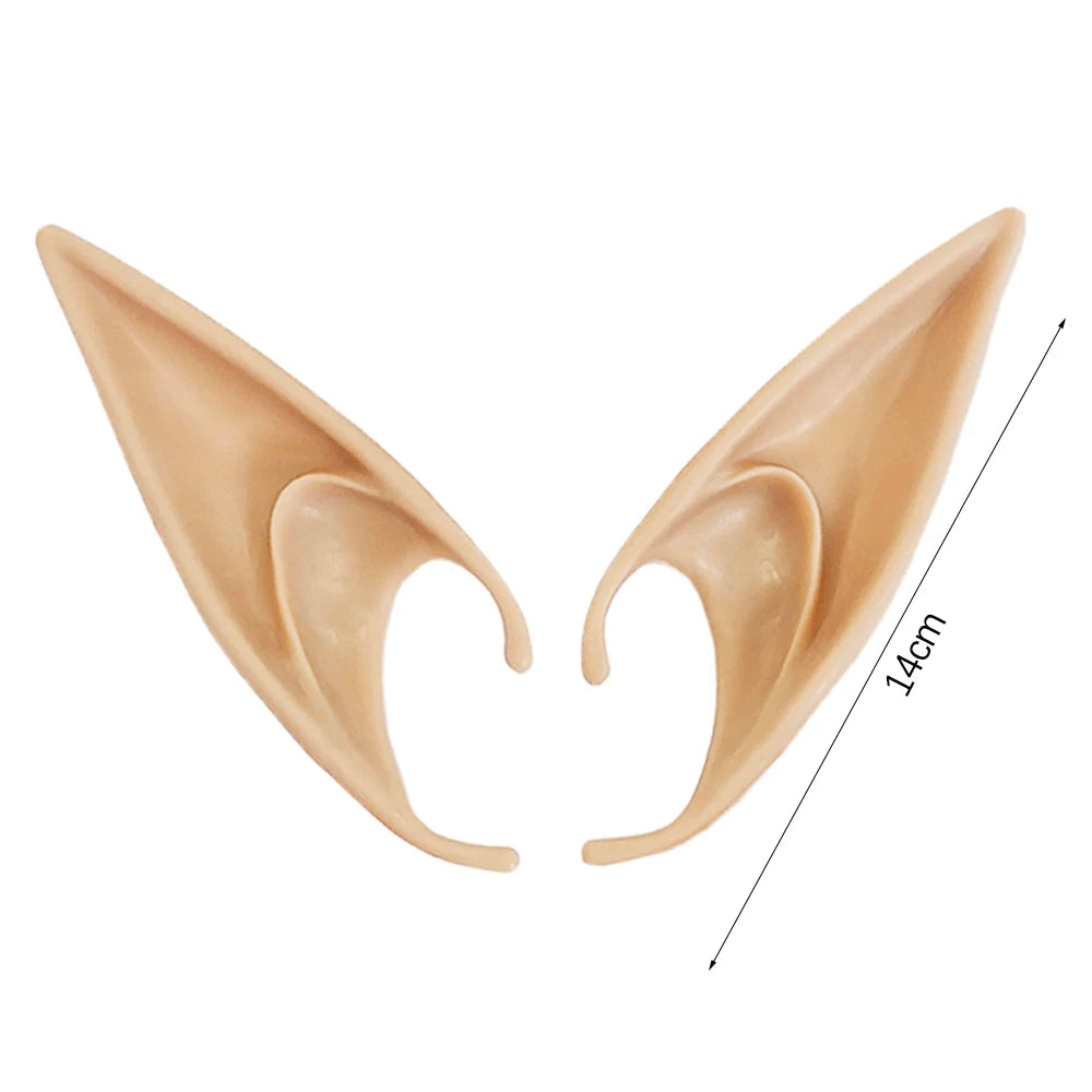 Elf Ears Latex Cosplay Props