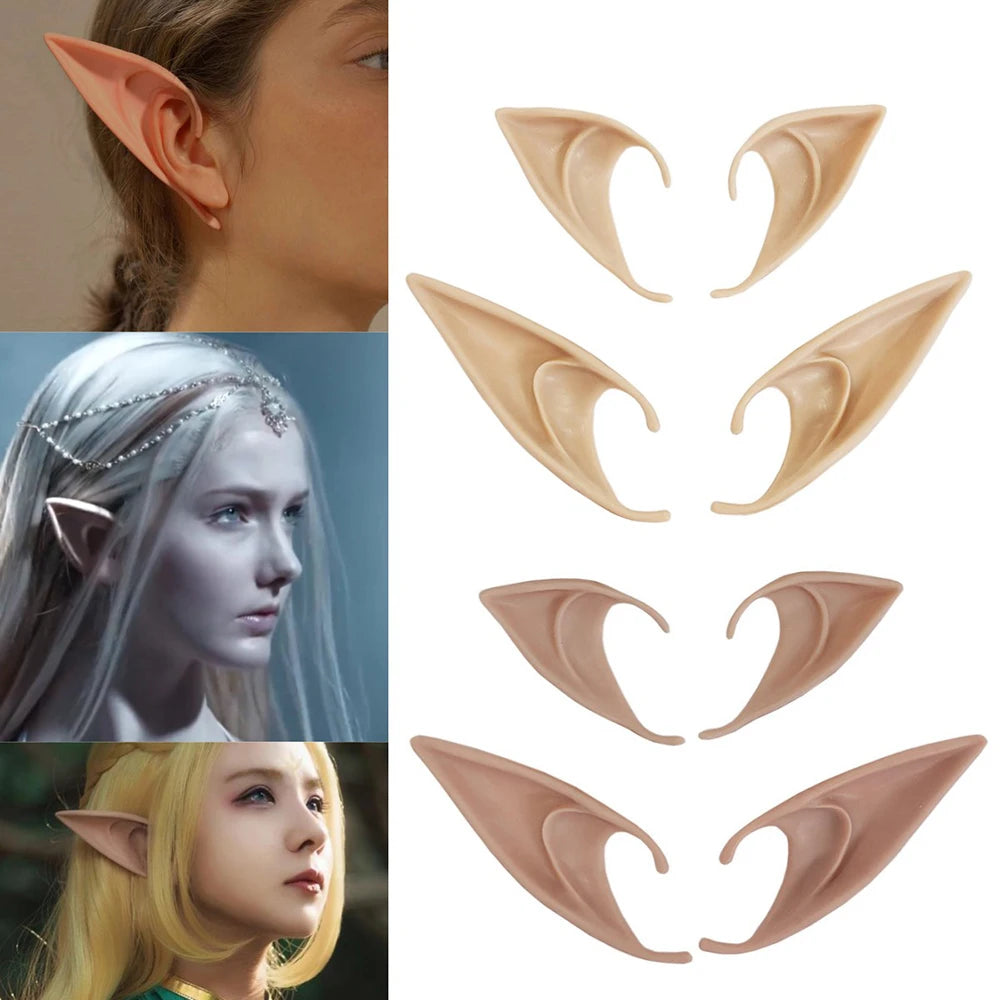 Elf Ears Latex Cosplay Props