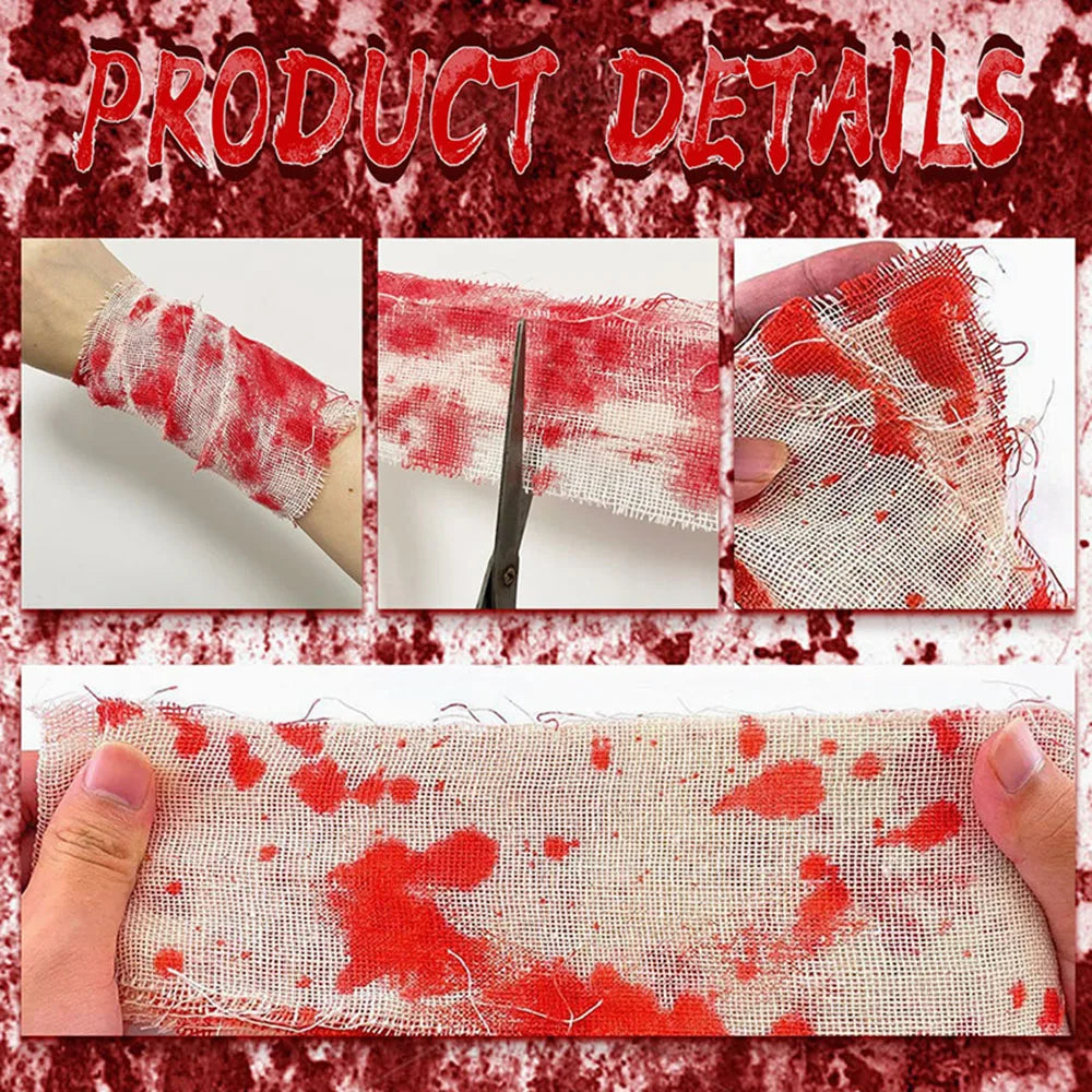 Halloween Fake Blood Bandage Roll (10M)