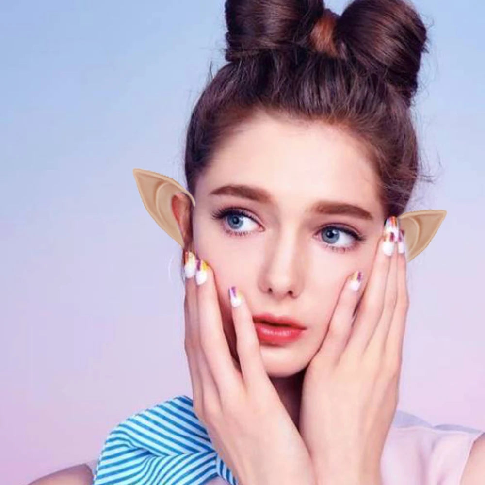 Elf Ears Latex Cosplay Props