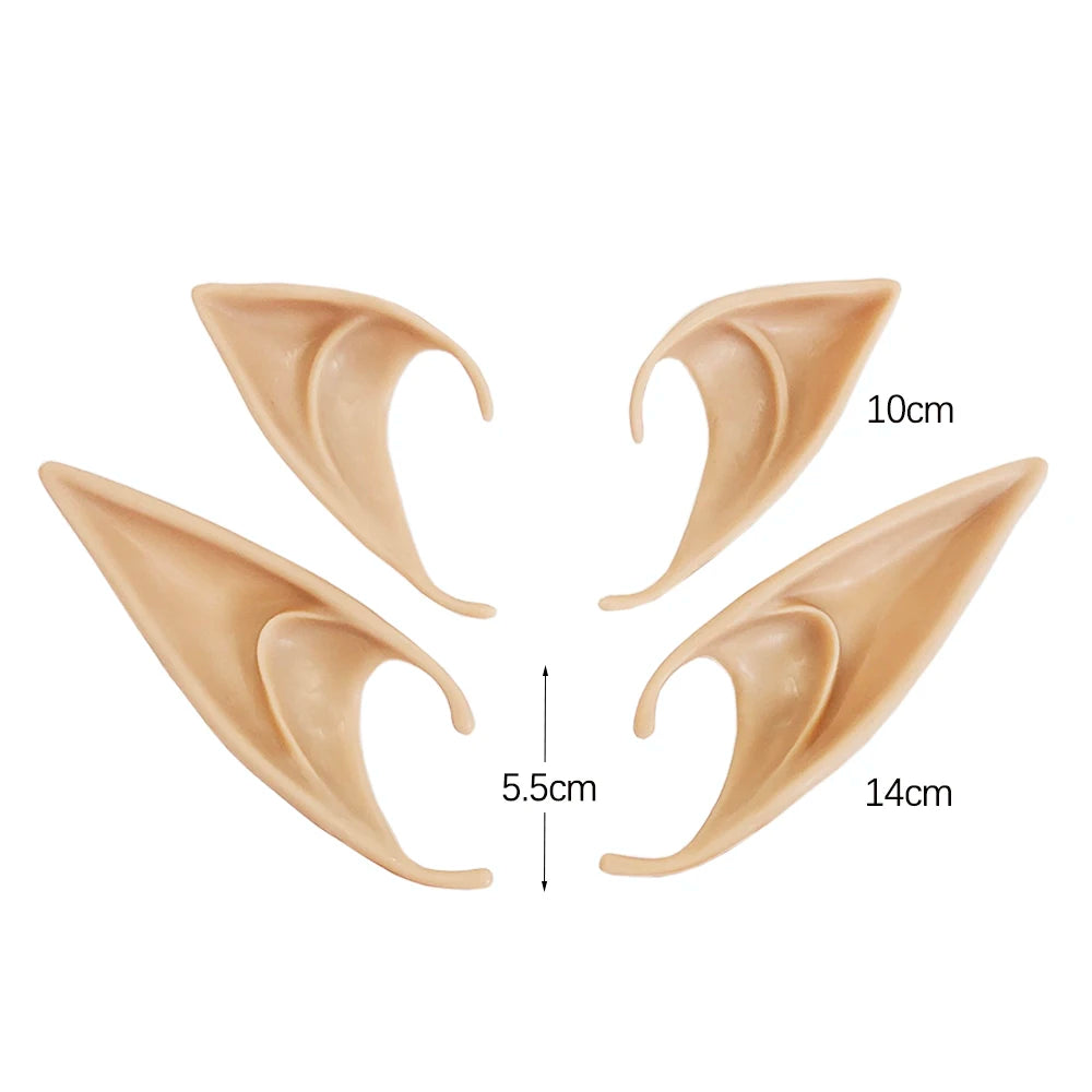 Elf Ears Latex Cosplay Props