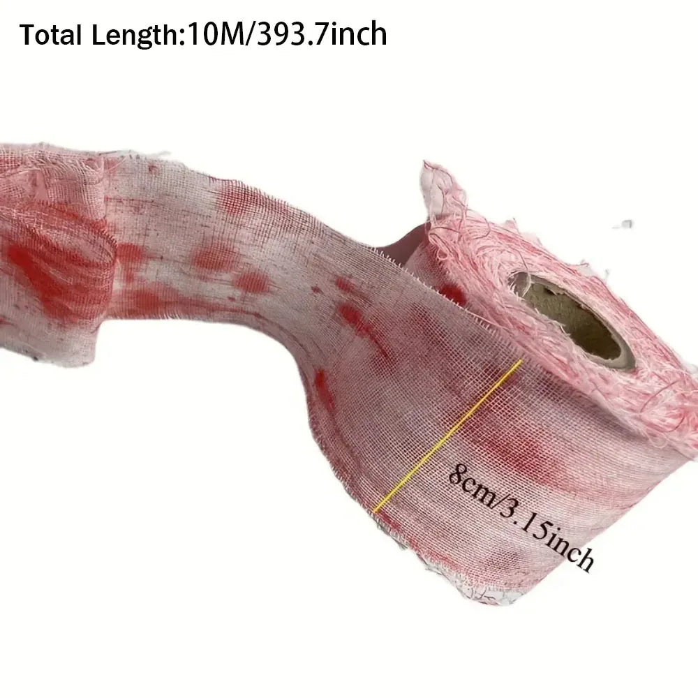 Halloween Fake Blood Bandage Roll (10M)